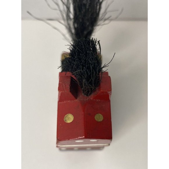 Pair of Vintage Japanese Yahata-uma Wooden Horses - Hand Carved & Painted Artisa - Picture 9 of 15